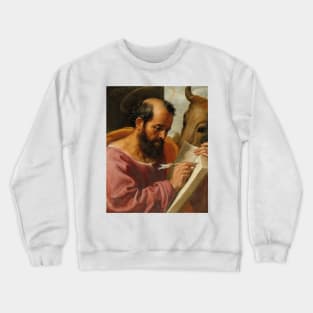 Saint Luke the Evangelist by Follower of Jacob Jordaens Crewneck Sweatshirt